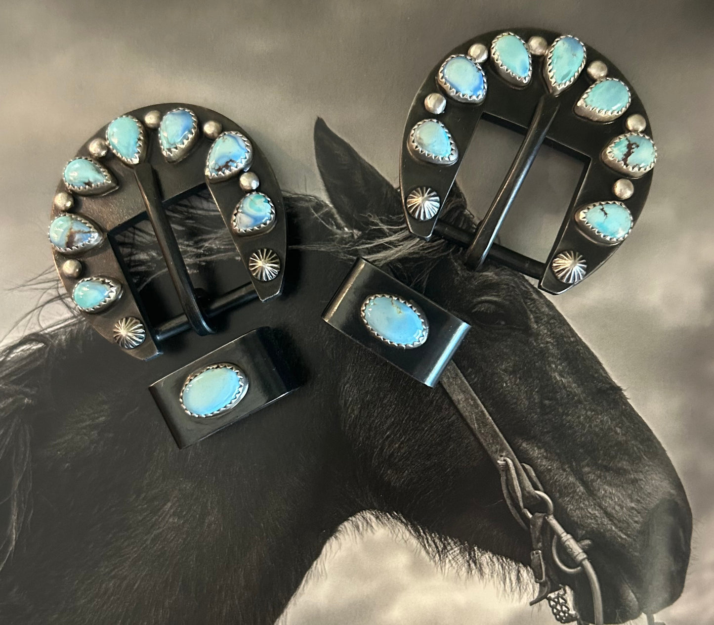 Golden Hill Headstall buckles