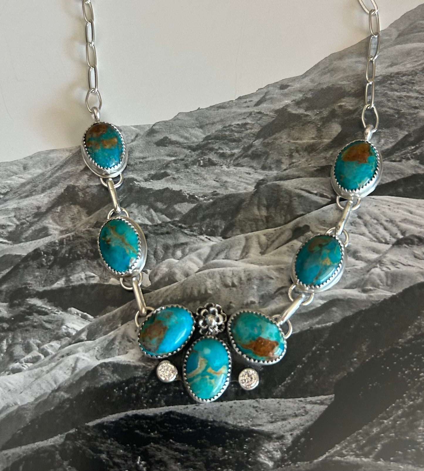 Kingman Turquoise choker