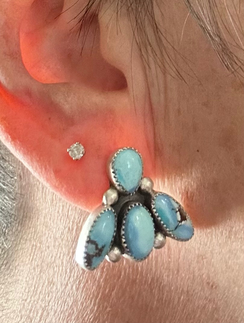 Golden Hills Turquoise earrings