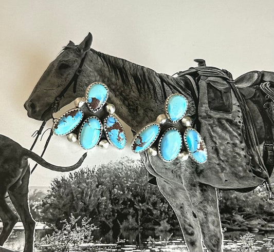 Golden Hills Turquoise earrings